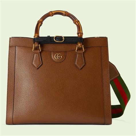 Gucci Diana medium tote bag in cuir leather 